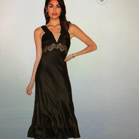 SUPER SALE! LPA Black Elegant feminine Dress💋S - Picture 9 of 16